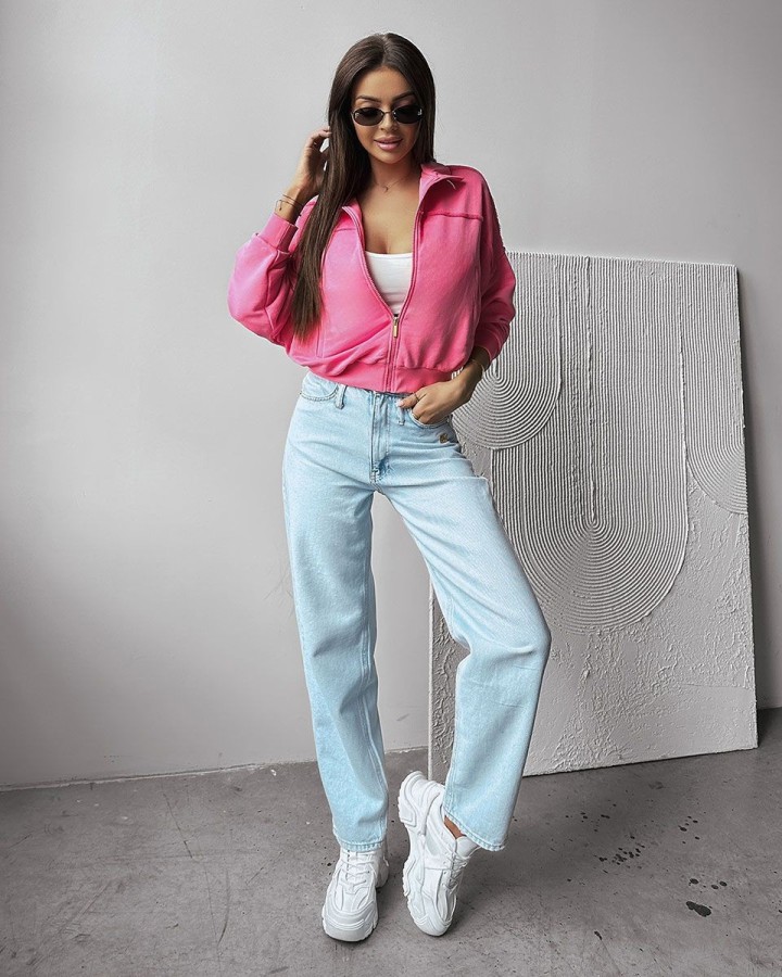 Bluza damska OLAVOGA SAING 2025 róż - FashionPlace - 3