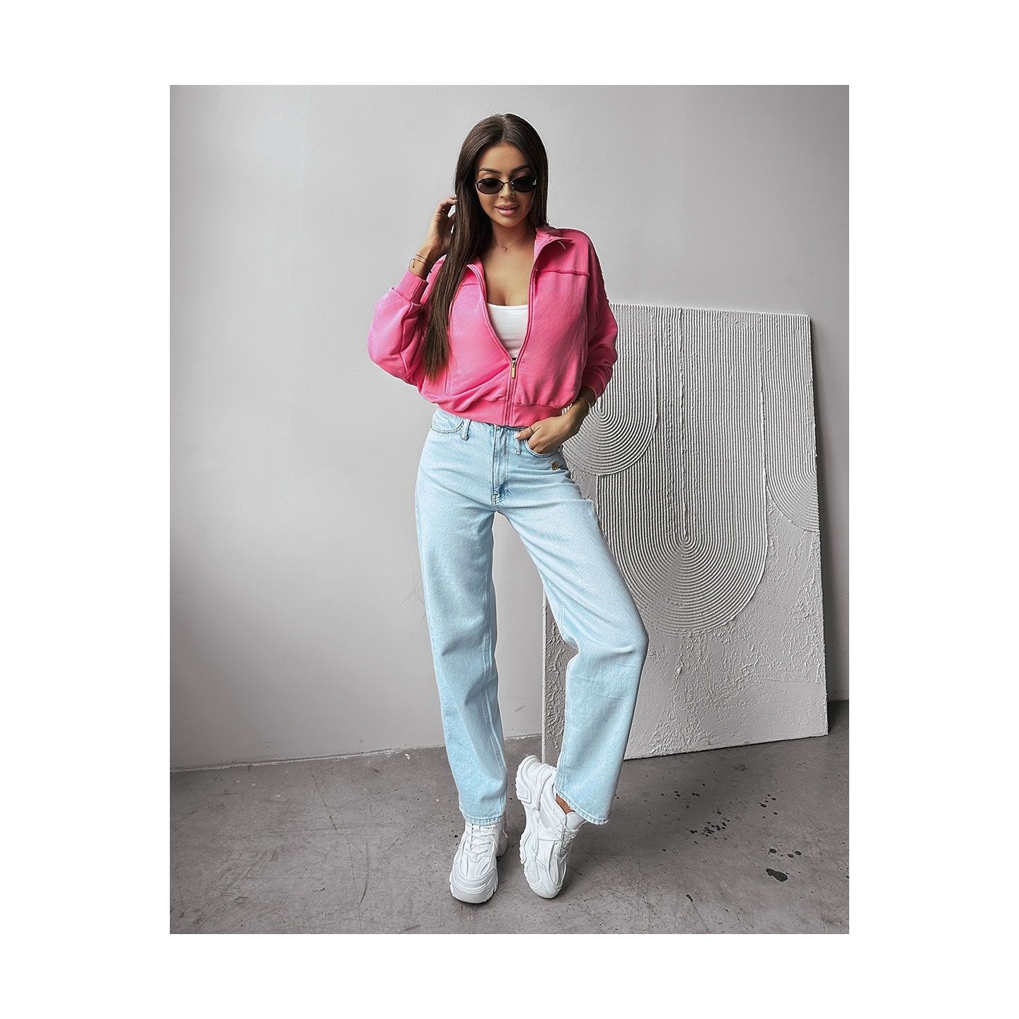 Bluza damska OLAVOGA SAING 2025 róż - FashionPlace - 3