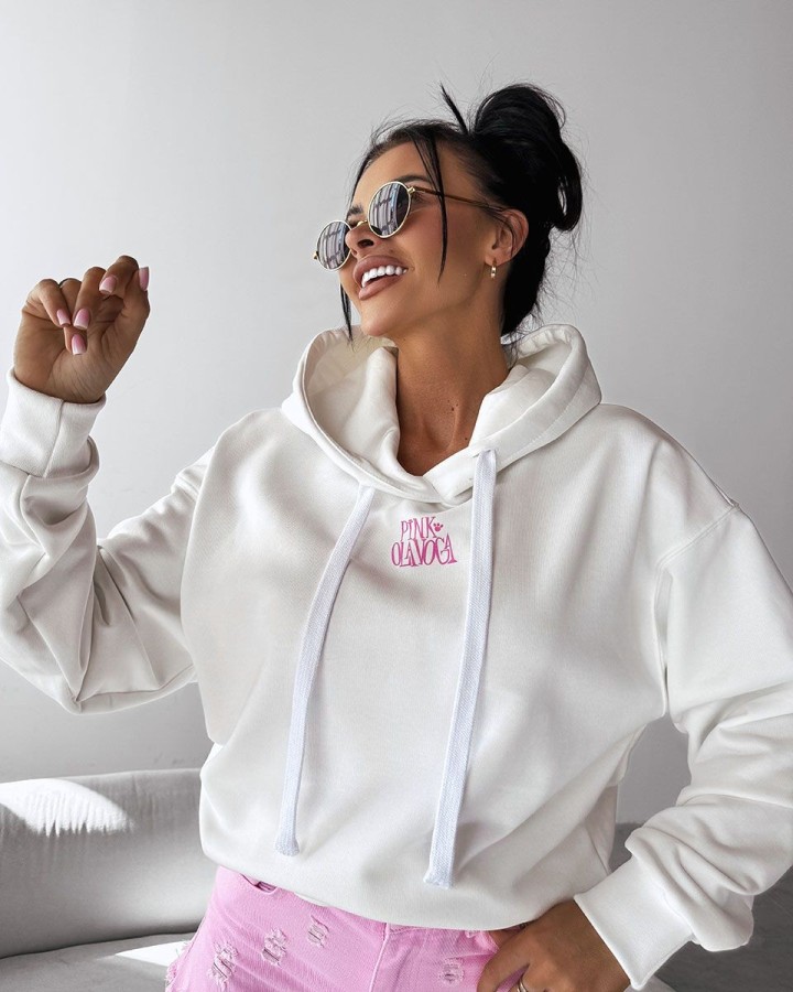 Bluza damska OLAVOGA GLACIER 2025 ecru - FashionPlace - 3