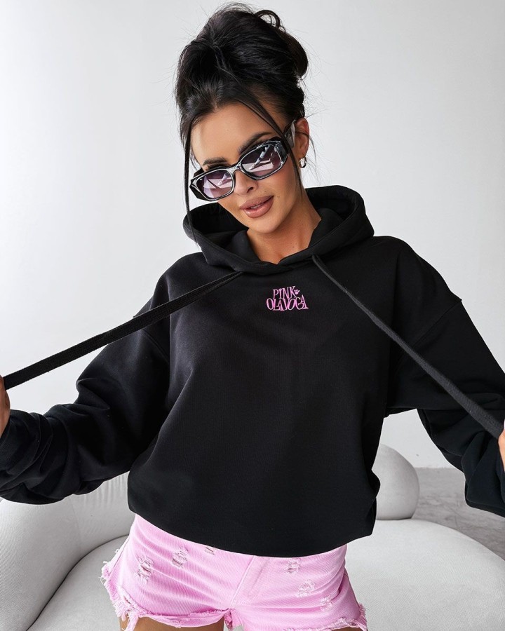 Bluza damska OLAVOGA GLACIER 2025 czerń - FashionPlace - 2