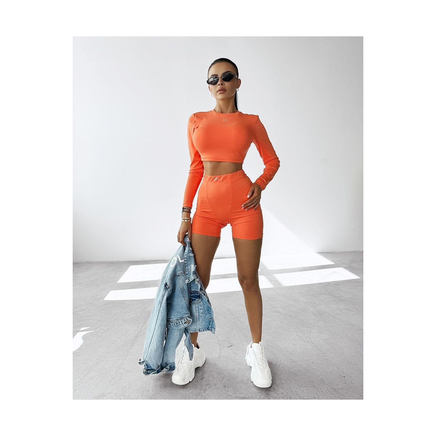 Komplet damski OLAVOGA STRIKT 2025 coral - FashionPlace - 3