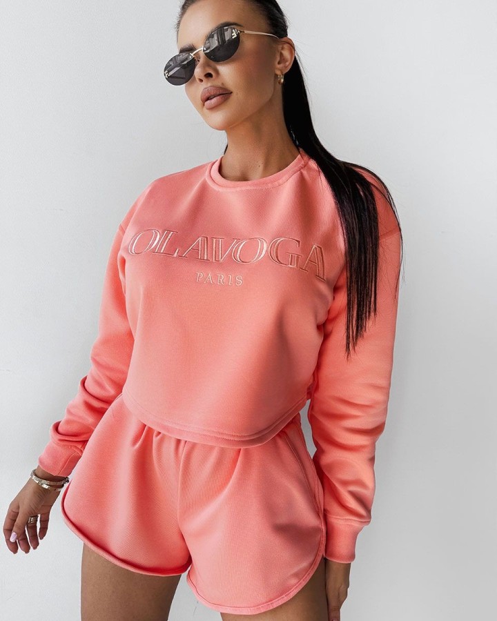 Komplet damski OLAVOGA WEST 2025 coral - FashionPlace - 3