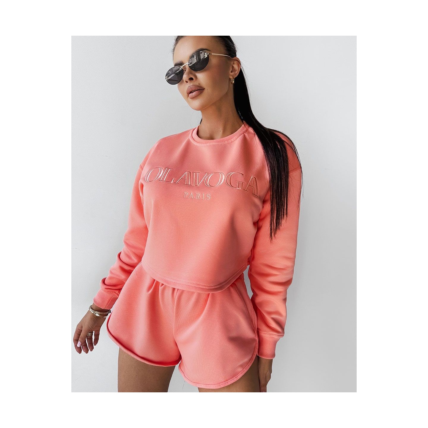 Komplet damski OLAVOGA WEST 2025 coral - FashionPlace - 3