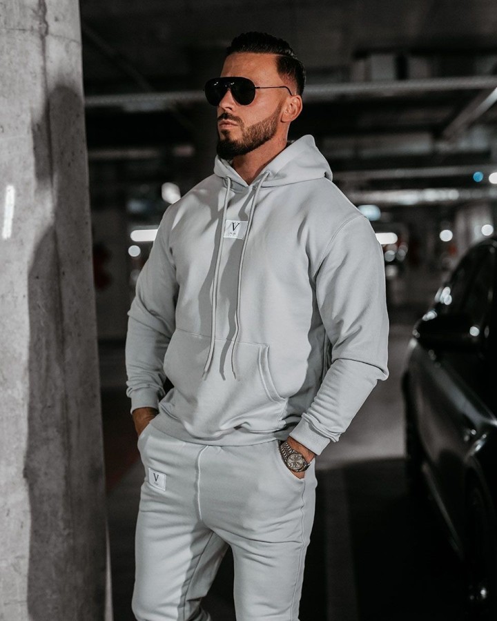 Komplet męski OLAVOGA KAMIKAZE 2025 szary - FashionPlace - 2