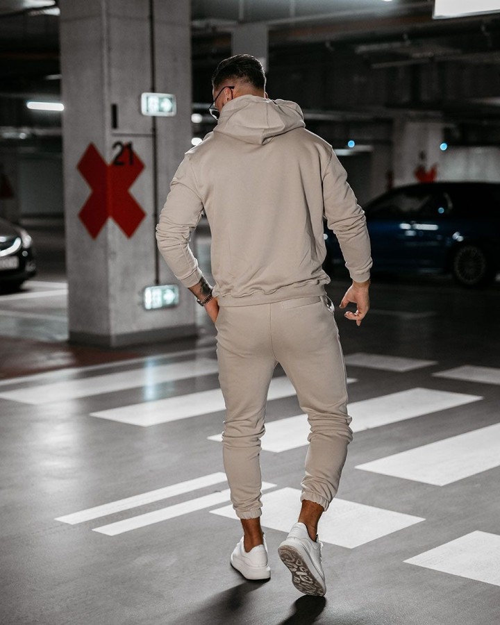 Komplet męski OLAVOGA KAMIKAZE 2025 beż - FashionPlace - 2