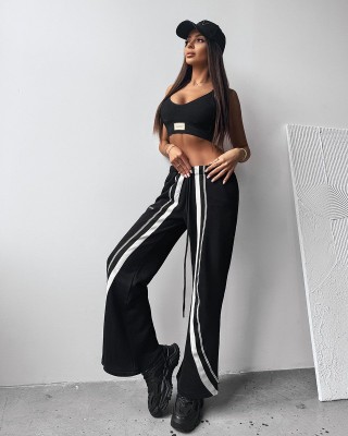 Spodnie damskie OLAVOGA SIIA 2025 czerń - FashionPlace - 1