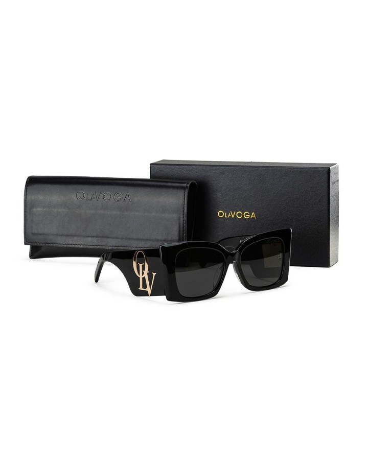 Okulary damskie OLAVOGA EYZ 2025 czerń - FashionPlace - 6
