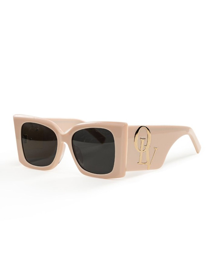 Okulary damskie OLAVOGA EYZ 2025 beż - FashionPlace - 9