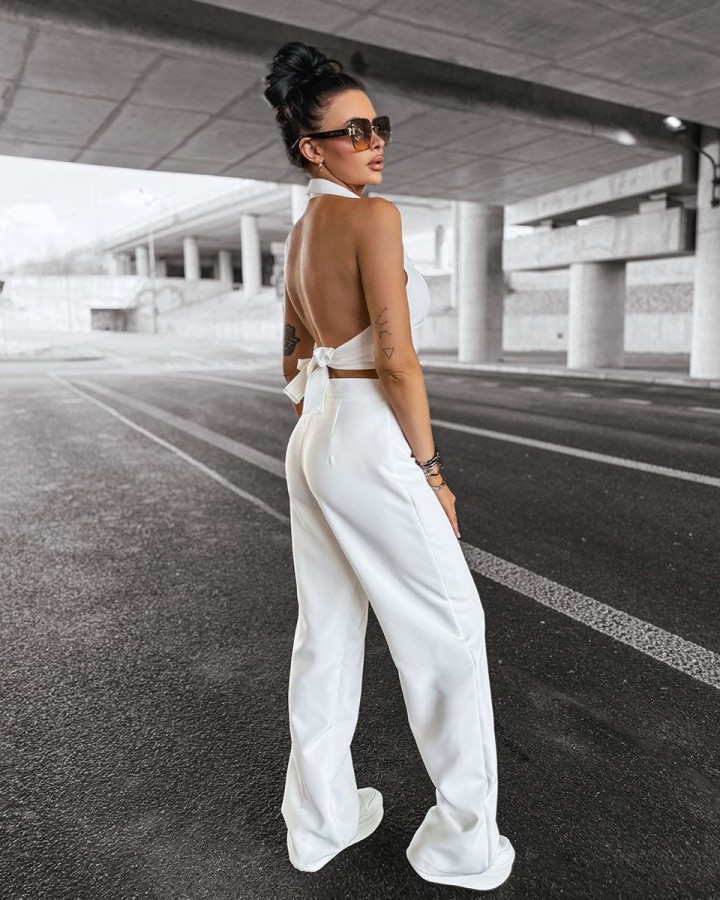 Komplet damski OLAVOGA NICE 2025 ecru - FashionPlace - 3