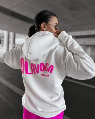 Bluza damska OLAVOGA NORTH 2025 ecru - FashionPlace - 1