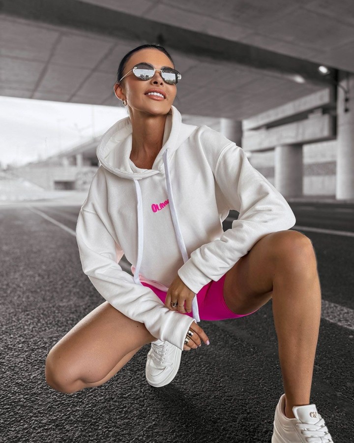 Bluza damska OLAVOGA NORTH 2025 ecru - FashionPlace - 2