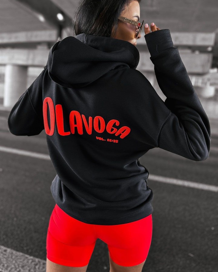 Bluza damska OLAVOGA NORTH 2025 czerń - FashionPlace - 3
