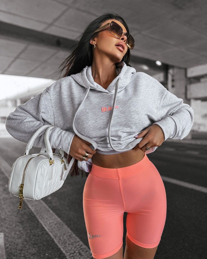 Bluza damska OLAVOGA NORTH 2025 szara - FashionPlace - 2