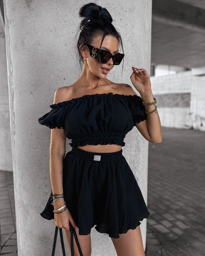 Komplet damski OLAVOGA DANTE 2025 czerń - FashionPlace - 2
