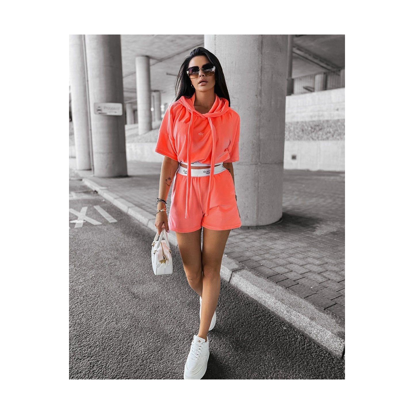 Komplet damski OLAVOGA SIBE 2025 coral - FashionPlace - 3