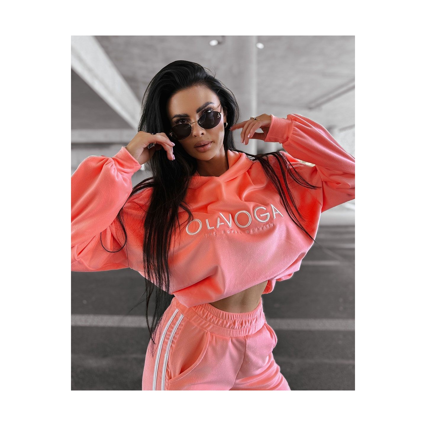 Komplet damski OLAVOGA HANDY 2025 coral - FashionPlace - 3