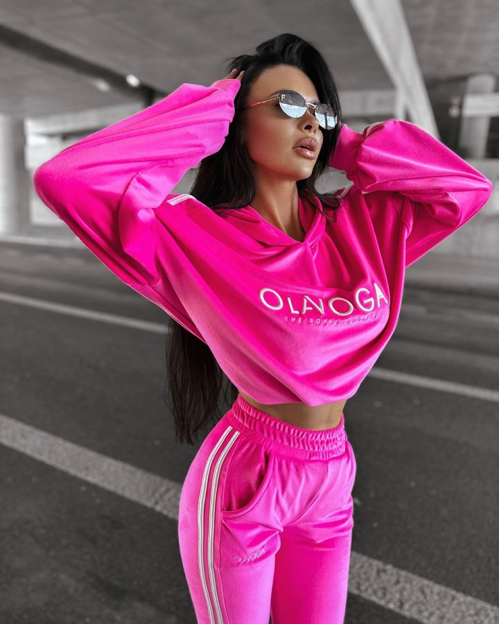 Komplet damski OLAVOGA HANDY 2025 amarant - FashionPlace - 1