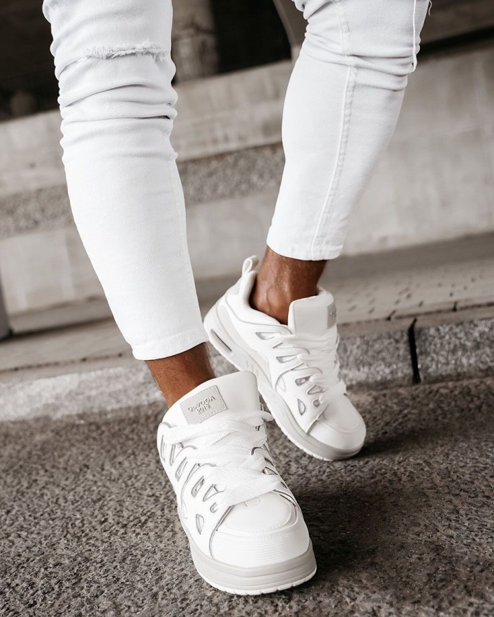 Buty męskie OLAVOGA AUTHENTIC 2024 białe - FashionPlace - 4
