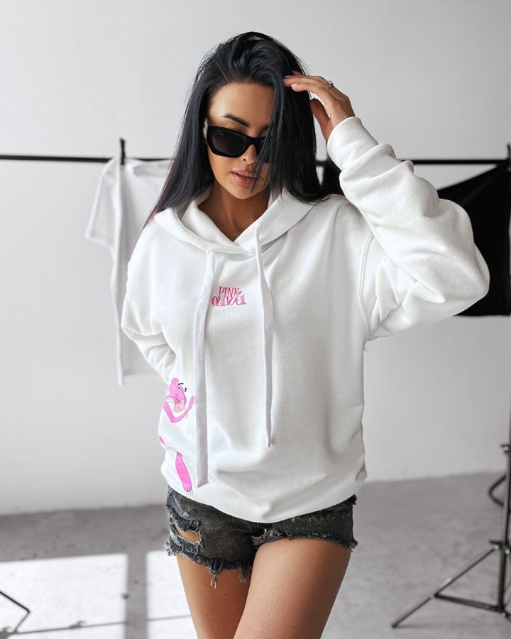 Bluza damska OLAVOGA CLOSER 2025 ecru - FashionPlace - 2