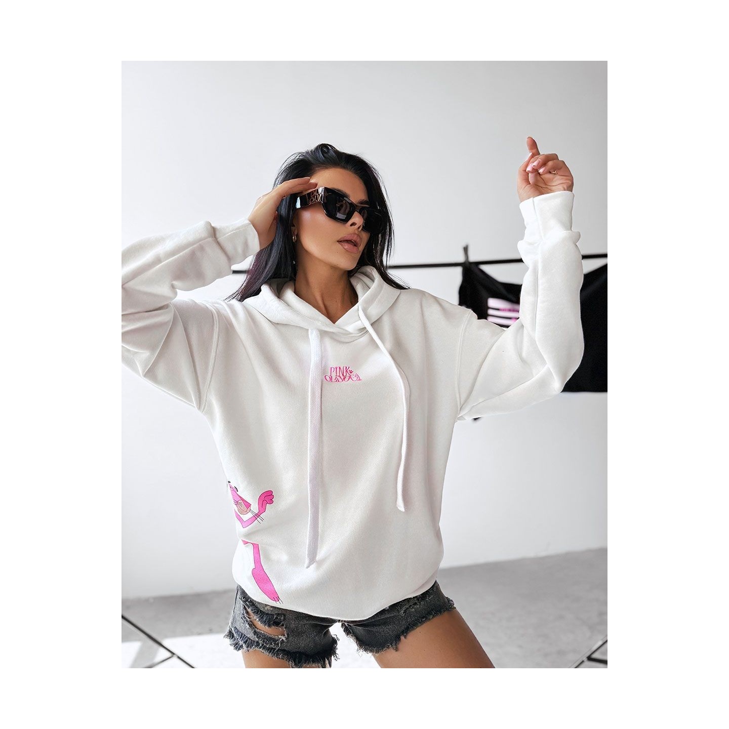 Bluza damska OLAVOGA CLOSER 2025 ecru - FashionPlace - 3