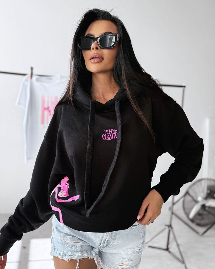 Bluza damska OLAVOGA CLOSER 2025 czerń - FashionPlace - 3