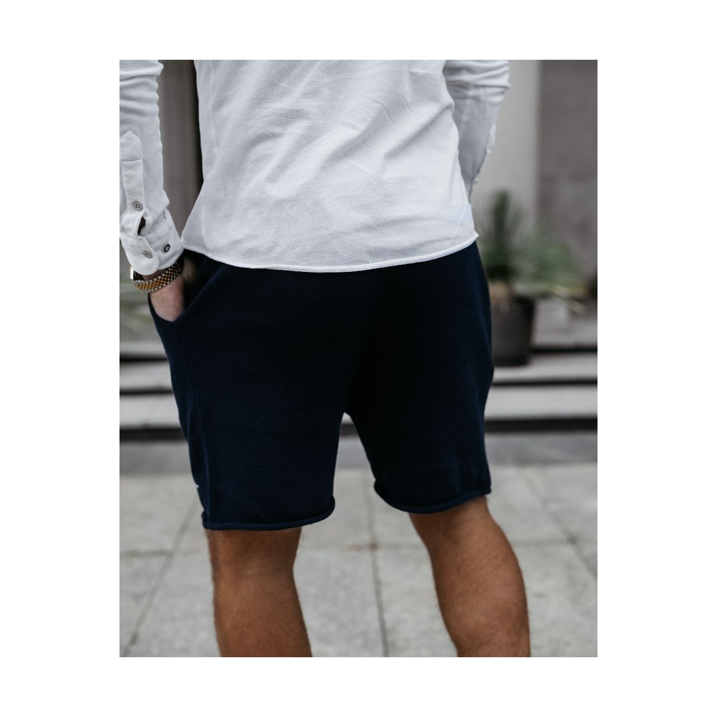 Spodenki męskie OLAVOGA CHILLFLEX 2025 granat - FashionPlace - 2