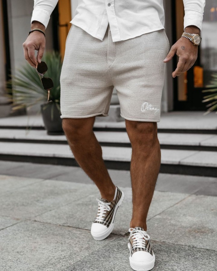 Spodenki męskie OLAVOGA CHILLFLEX 2025 beż - FashionPlace - 1