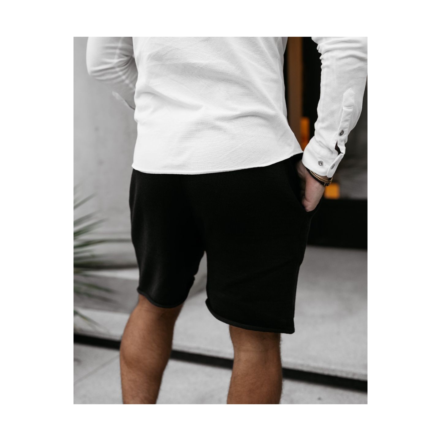 Spodenki męskie OLAVOGA CHILLFLEX 2025 czerń - FashionPlace - 2