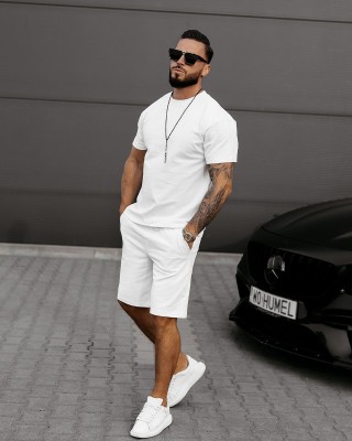 Komplet męski OLAVOGA XEAR 2025 ecru - FashionPlace - 1