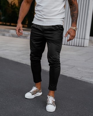 Spodnie męskie OLAVOGA ARIALIERY 2025 czerń - FashionPlace - 1
