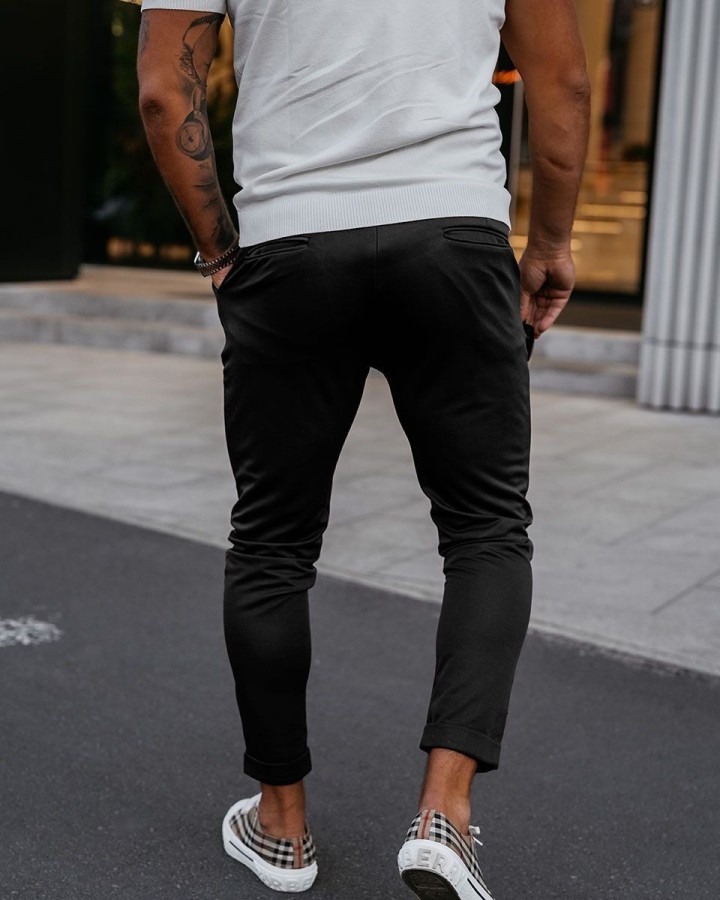 Spodnie męskie OLAVOGA ARIALIERY 2025 czerń - FashionPlace - 2