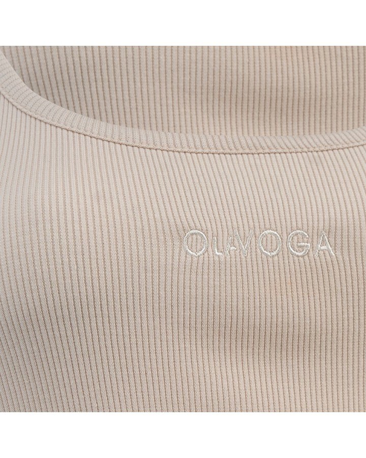 Sukienka damska OLAVOGA VEX 2025 beż - FashionPlace - 5