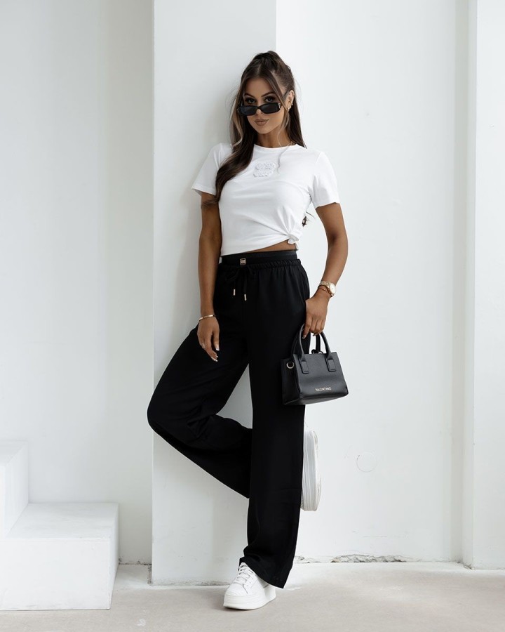 Spodnie damskie OLAVOGA YUO 2025 czerń - FashionPlace - 4
