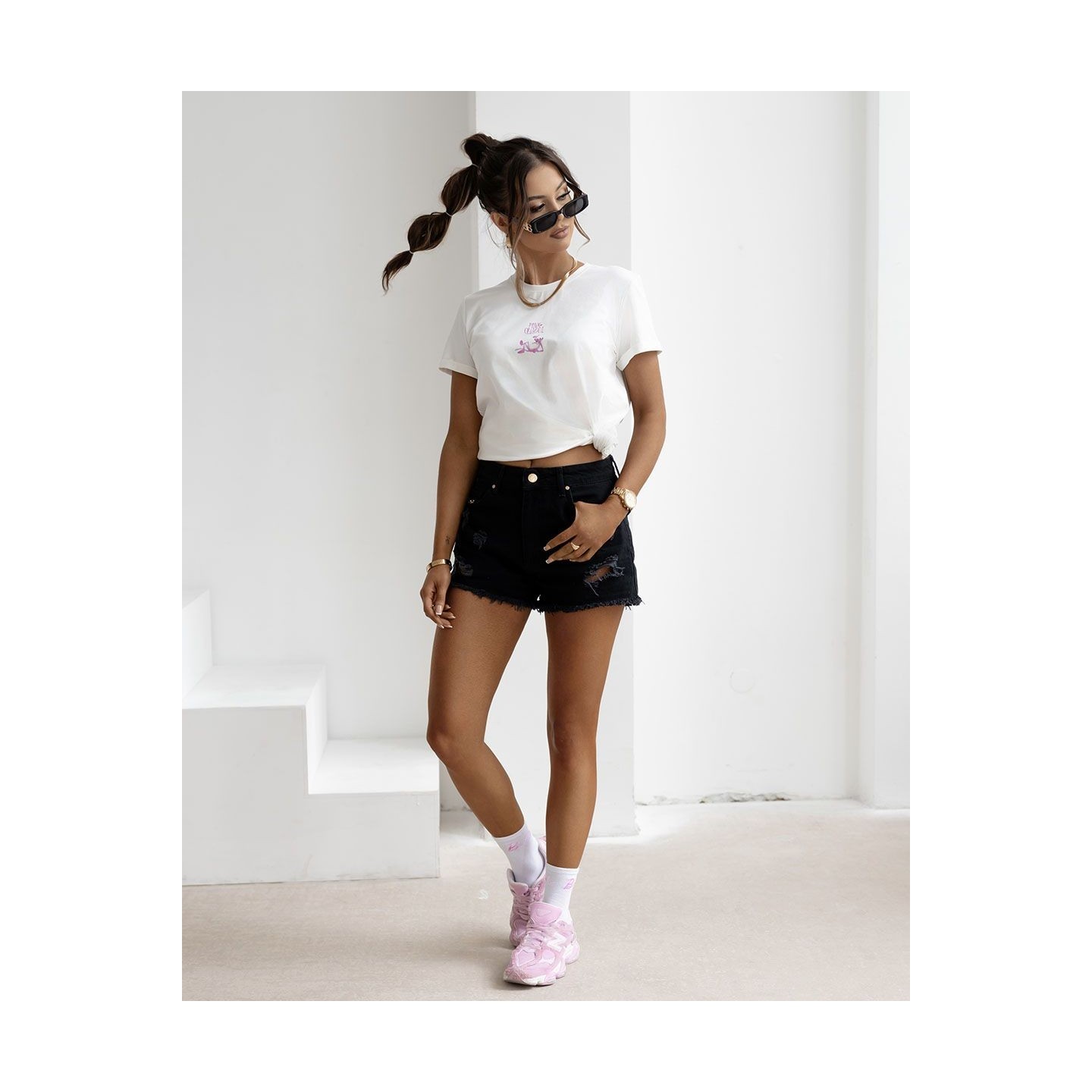 T-shirt damski OLAVOGA PORT 2025 ecru - FashionPlace - 3