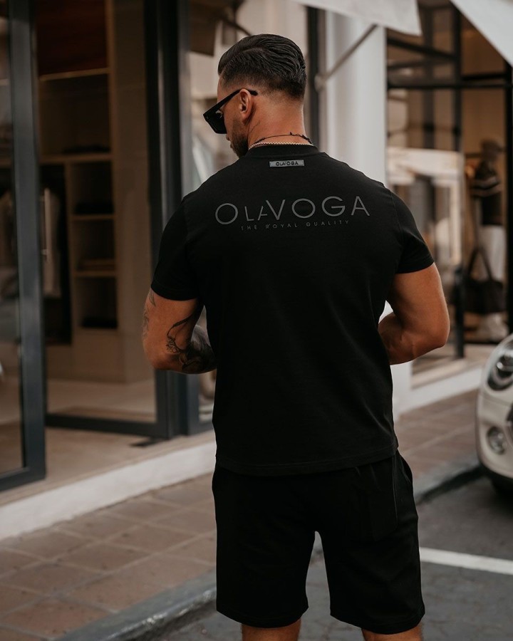 Komplet męski OLAVOGA FEAR 2025 czerń - FashionPlace - 3