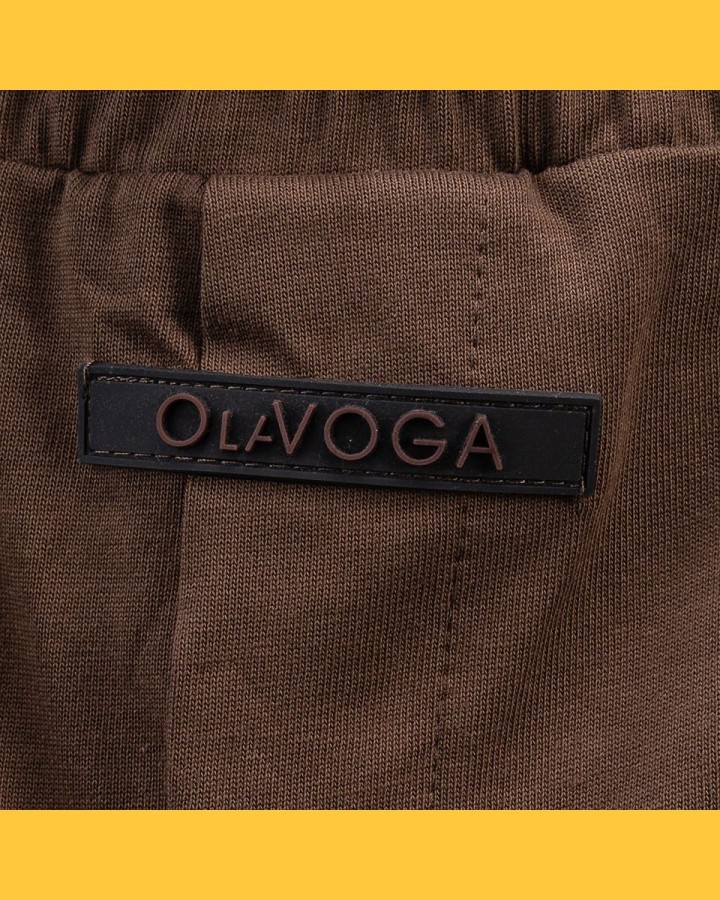 Komplet męski OLAVOGA FEAR 2025 brąz - FashionPlace - 5