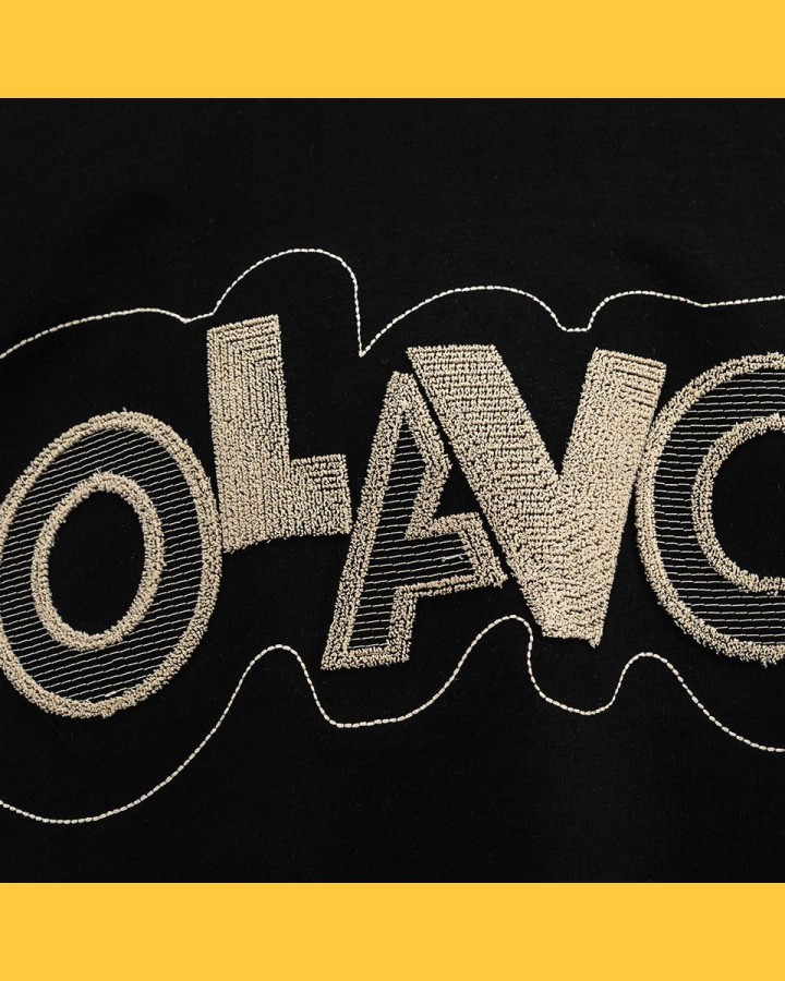 T-shirt męski OLAVOGA CONVEX 2025 czerń - FashionPlace - 5