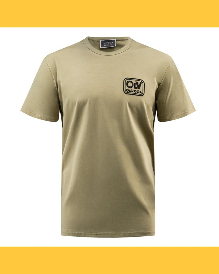 T-shirt męski OLAVOGA ESKAL 2025 olive - FashionPlace - 3