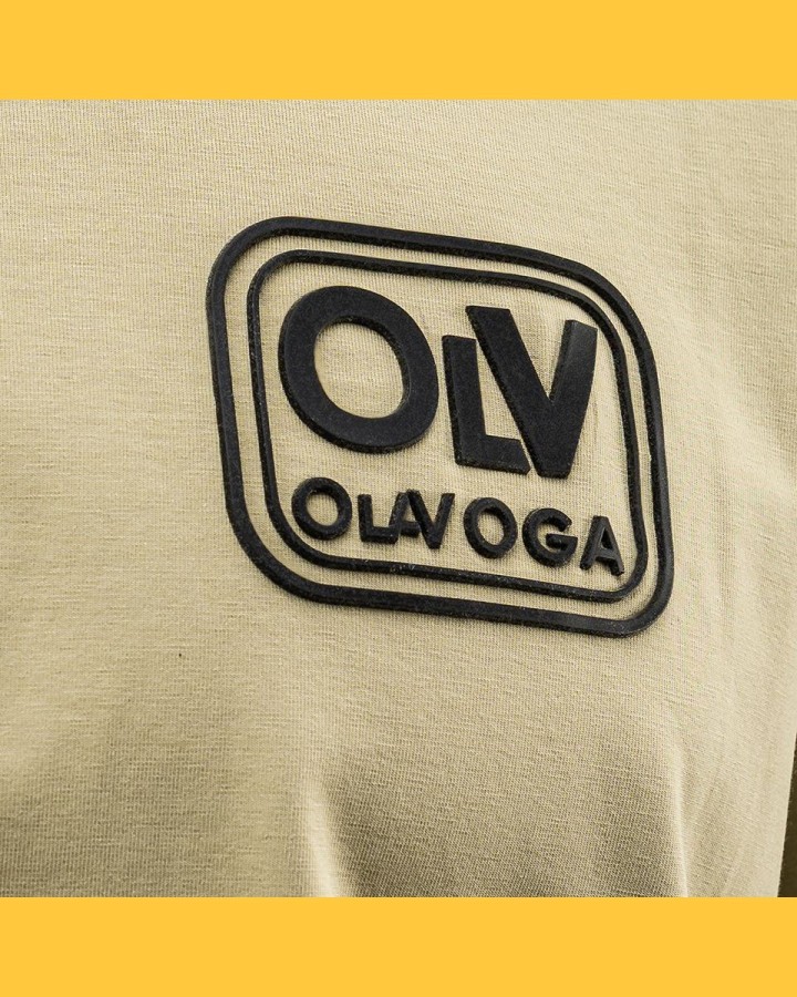 T-shirt męski OLAVOGA ESKAL 2025 olive - FashionPlace - 4