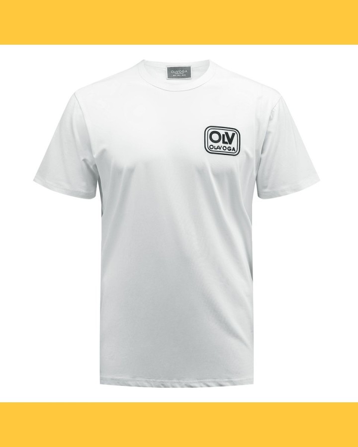 T-shirt męski OLAVOGA ESKAL 2025 ecru - FashionPlace - 3