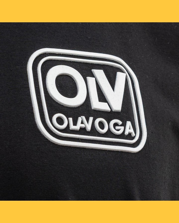 T-shirt męski OLAVOGA ESKAL 2025 czerń - FashionPlace - 4