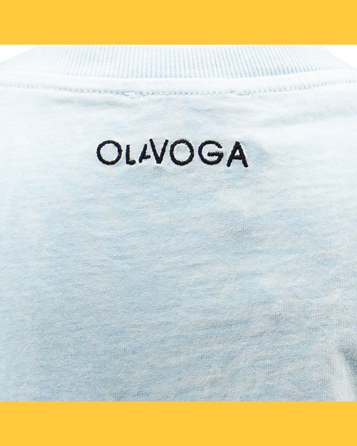 T-shirt damski OLAVOGA NEXIA 2025 jasny niebieski - FashionPlace - 5