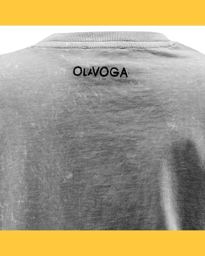T-shirt damski OLAVOGA NEXIA 2025 jasny szary - FashionPlace - 6