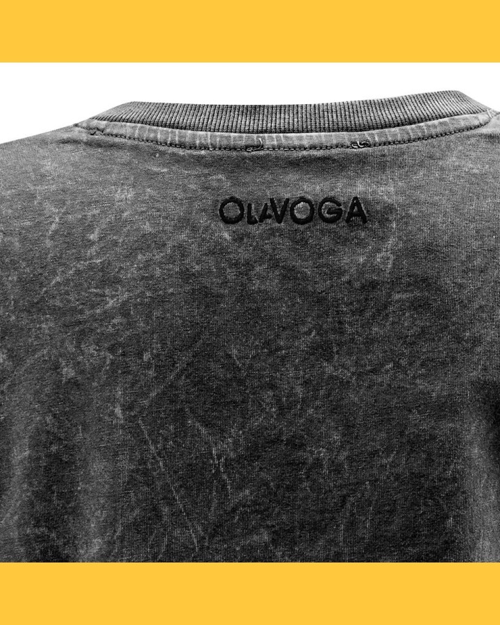 T-shirt damski OLAVOGA NEXIA 2025 ciemny szary - FashionPlace - 6