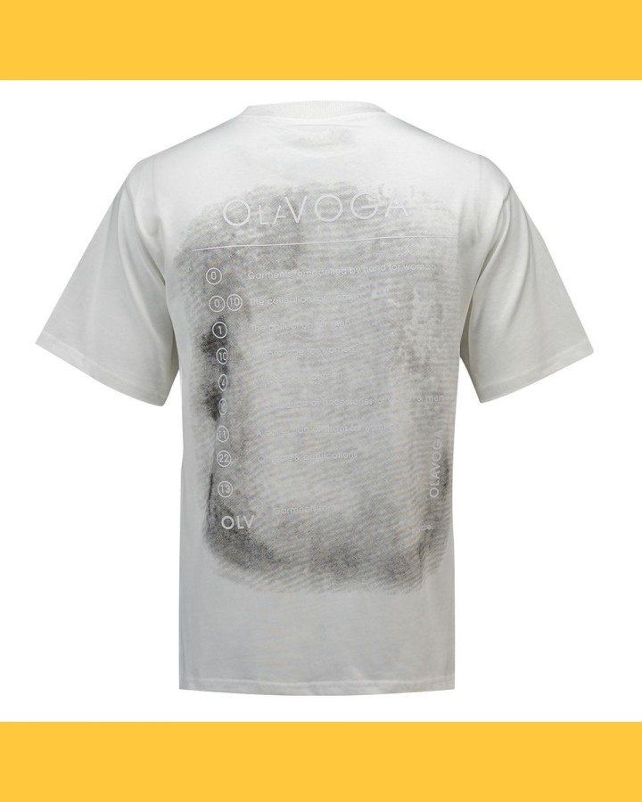 T-shirt męski OLAVOGA SMOKE 2025 ecru - FashionPlace - 6