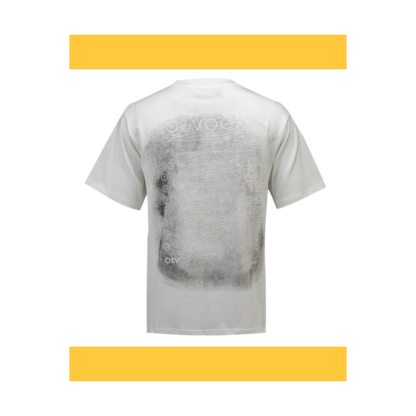 T-shirt męski OLAVOGA SMOKE 2025 ecru - FashionPlace - 6