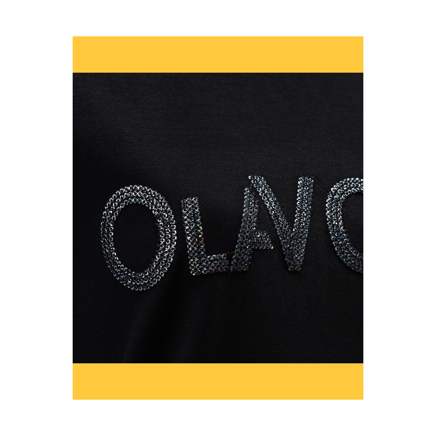 T-shirt damski OLAVOGA VITAL 2025 czerń - FashionPlace - 5