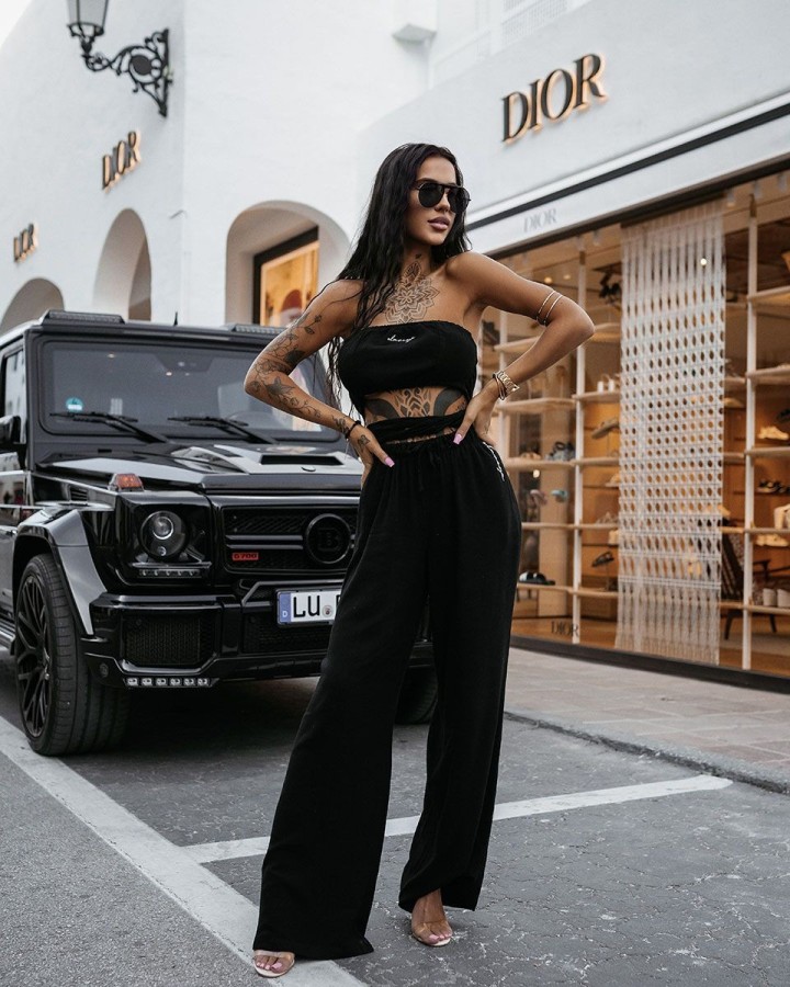 Komplet damski OLAVOGA CARAWAY 2025 czerń - FashionPlace - 1