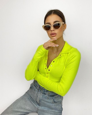 Body damskie OLAVOGA LUNA limonka - FashionPlace - 1